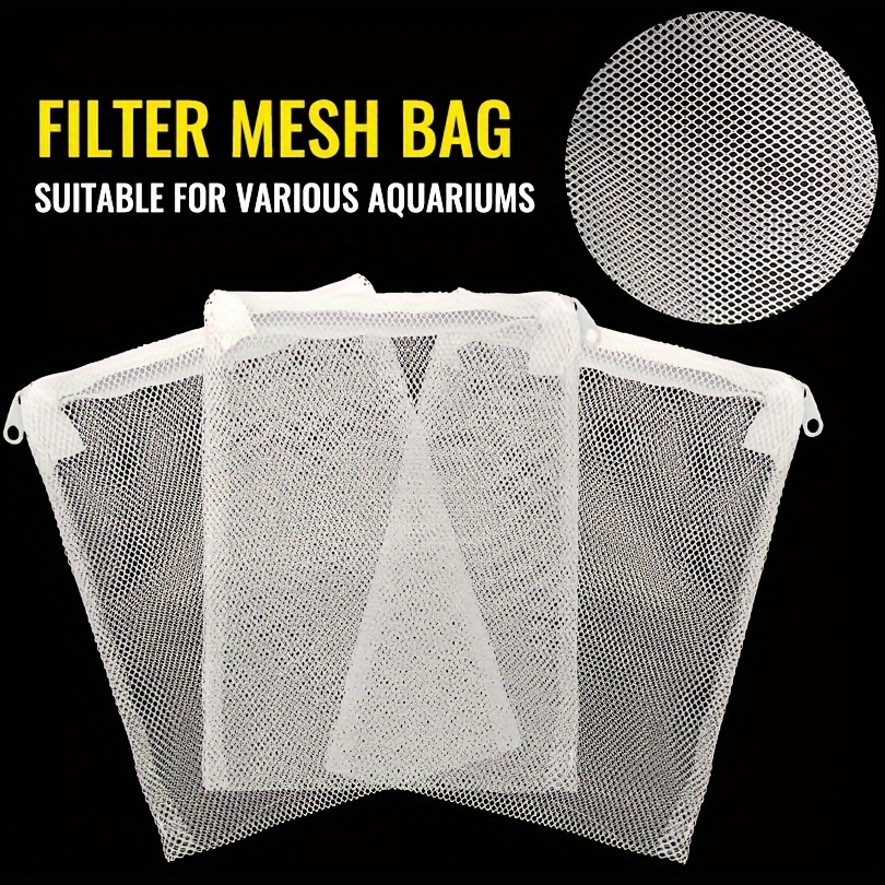 Marine Aquarium Filter Media - Sacchetti filtranti riutilizzabili con cerniera per