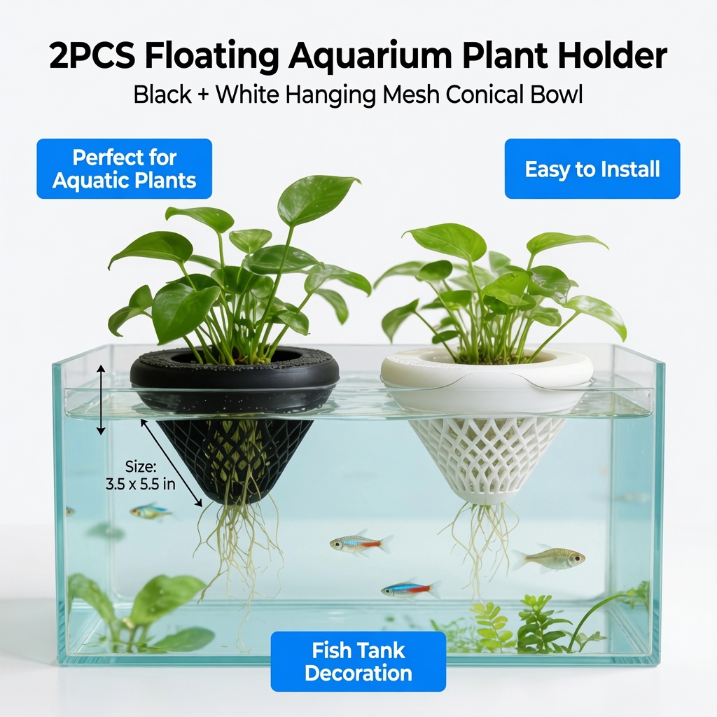 2 Pezzi Portapiante Galleggian - Marine Aquarium For Sale recensione e prezzo