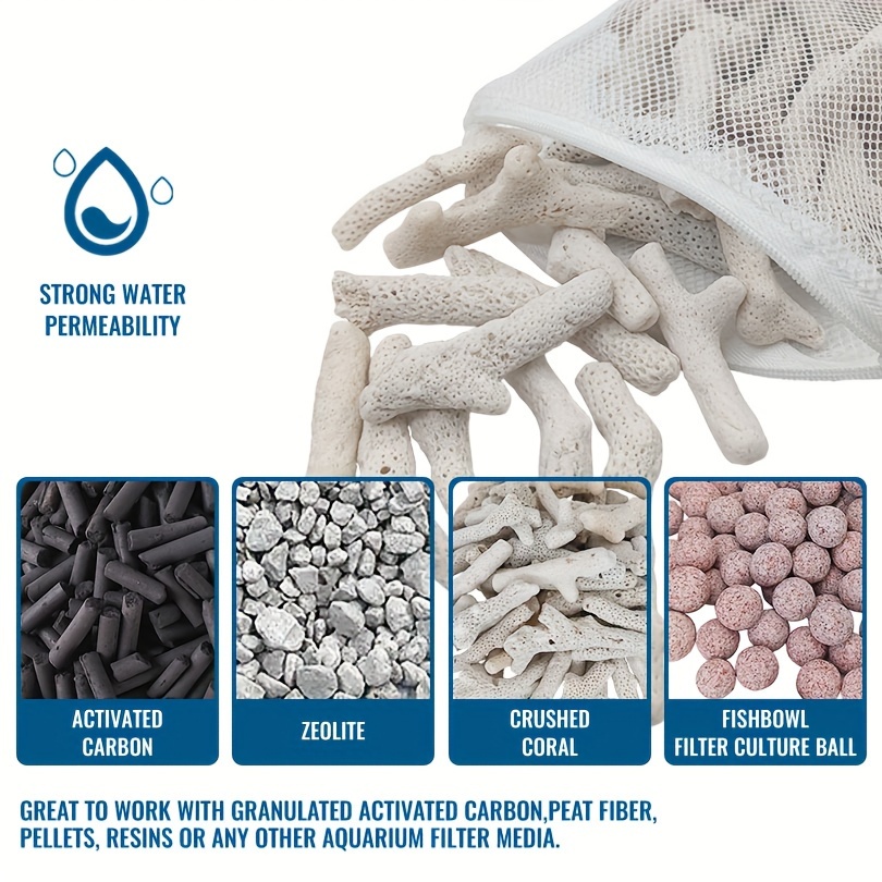 Sacchetti filtranti riutilizza - Marine Aquarium Filter Media recensione e prezzo