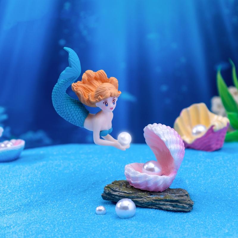 Set di 4 Ornamenti in Plastica - Marine Aquarium For Sale recensione e prezzo
