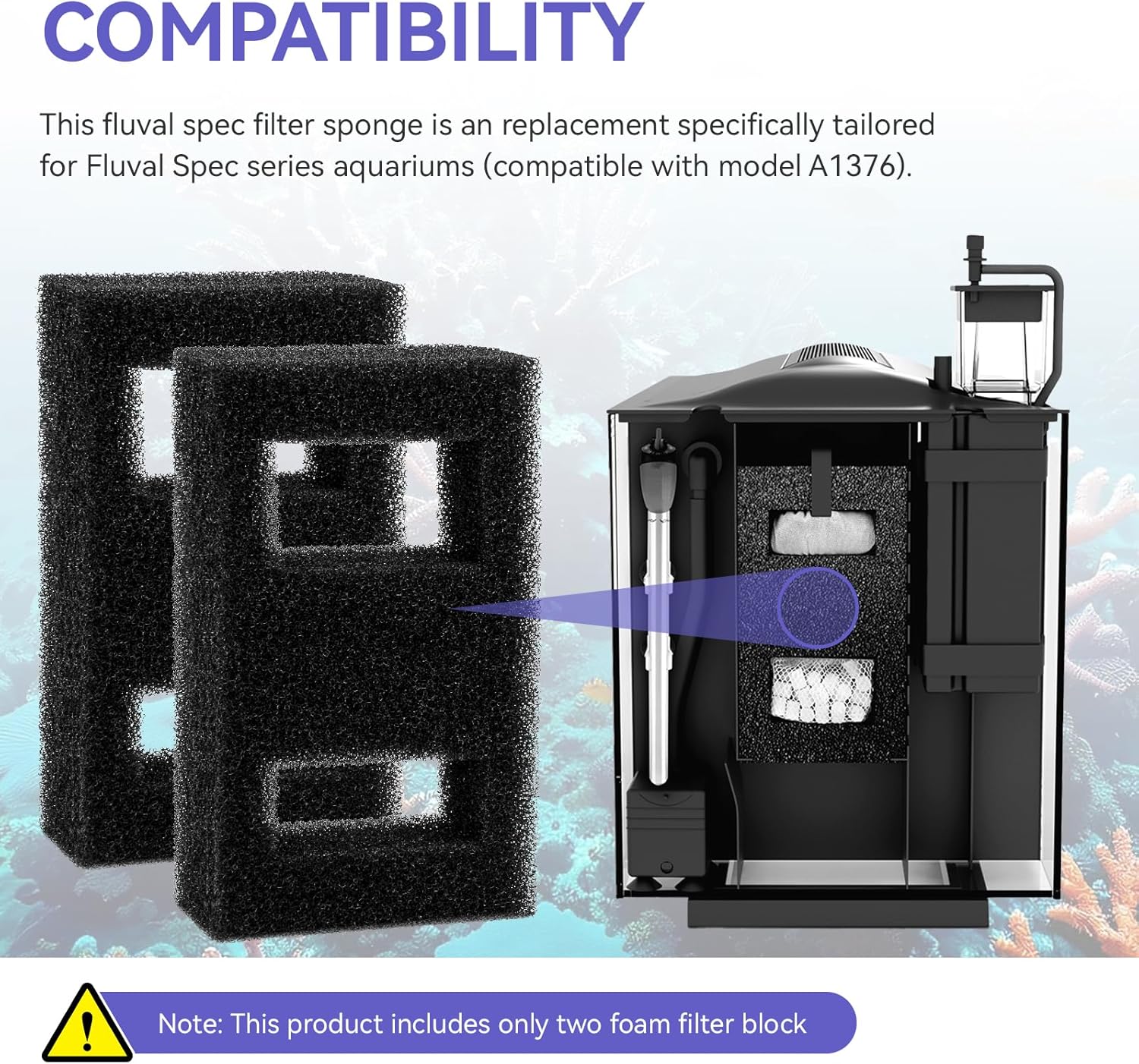 Blocco Filtro in Schiuma Compa - Fluval Aquarium Spec recensione e prezzo