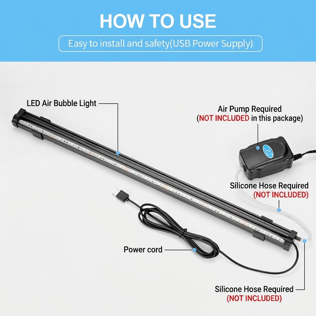 Lampada LED USB per Acquario c - Marine Aquarium Nano recensione e prezzo