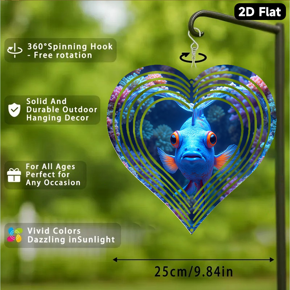Campanella a vento 2D piatta,  - Aquarium Blue Marine recensione e prezzo